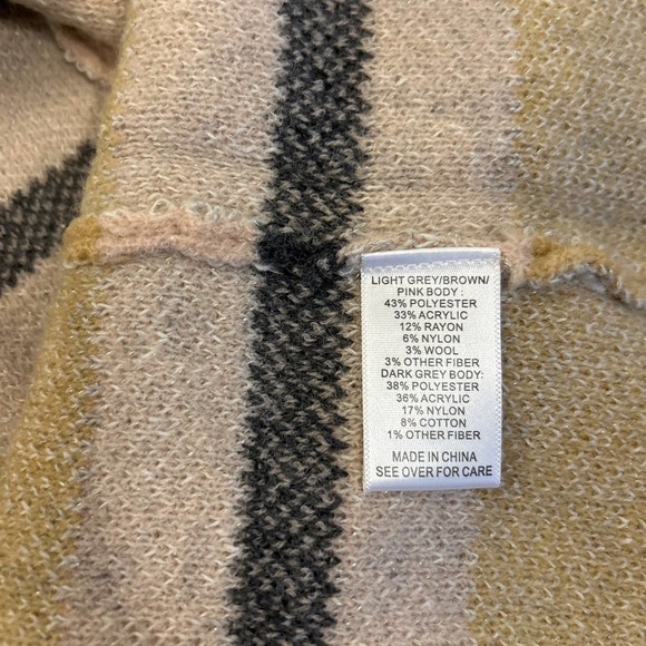 Fortune + Ivy Long Striped Cardigan with Pockets Size M NWOT - Picture 5 of 6